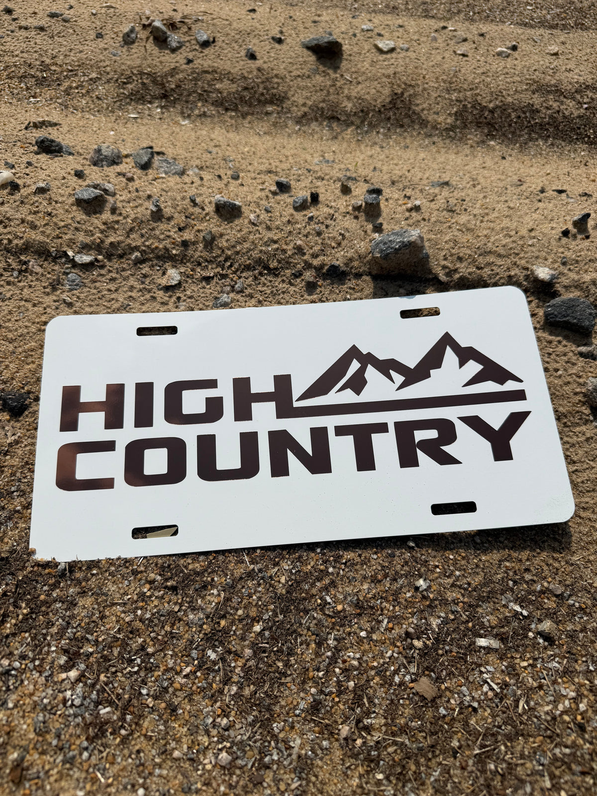 High Country License Plate