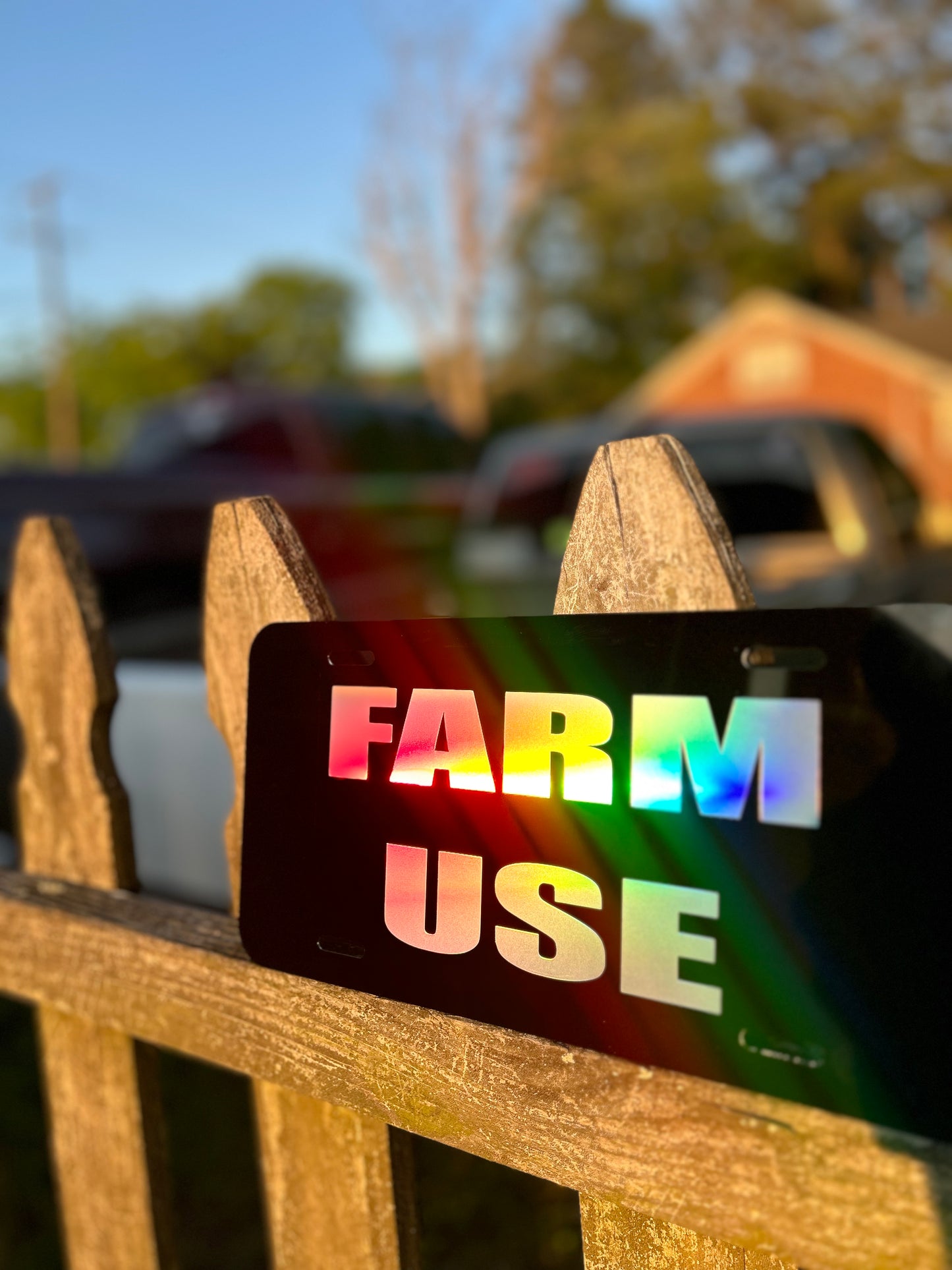 Farm Use License Plate