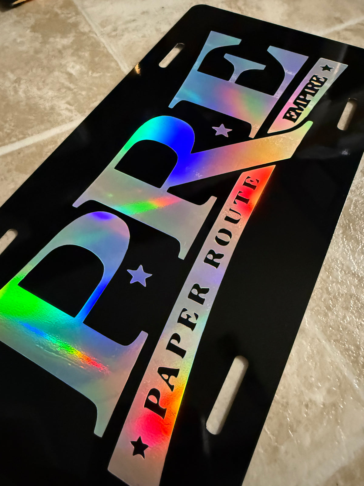 Paper Route Empire License Plate