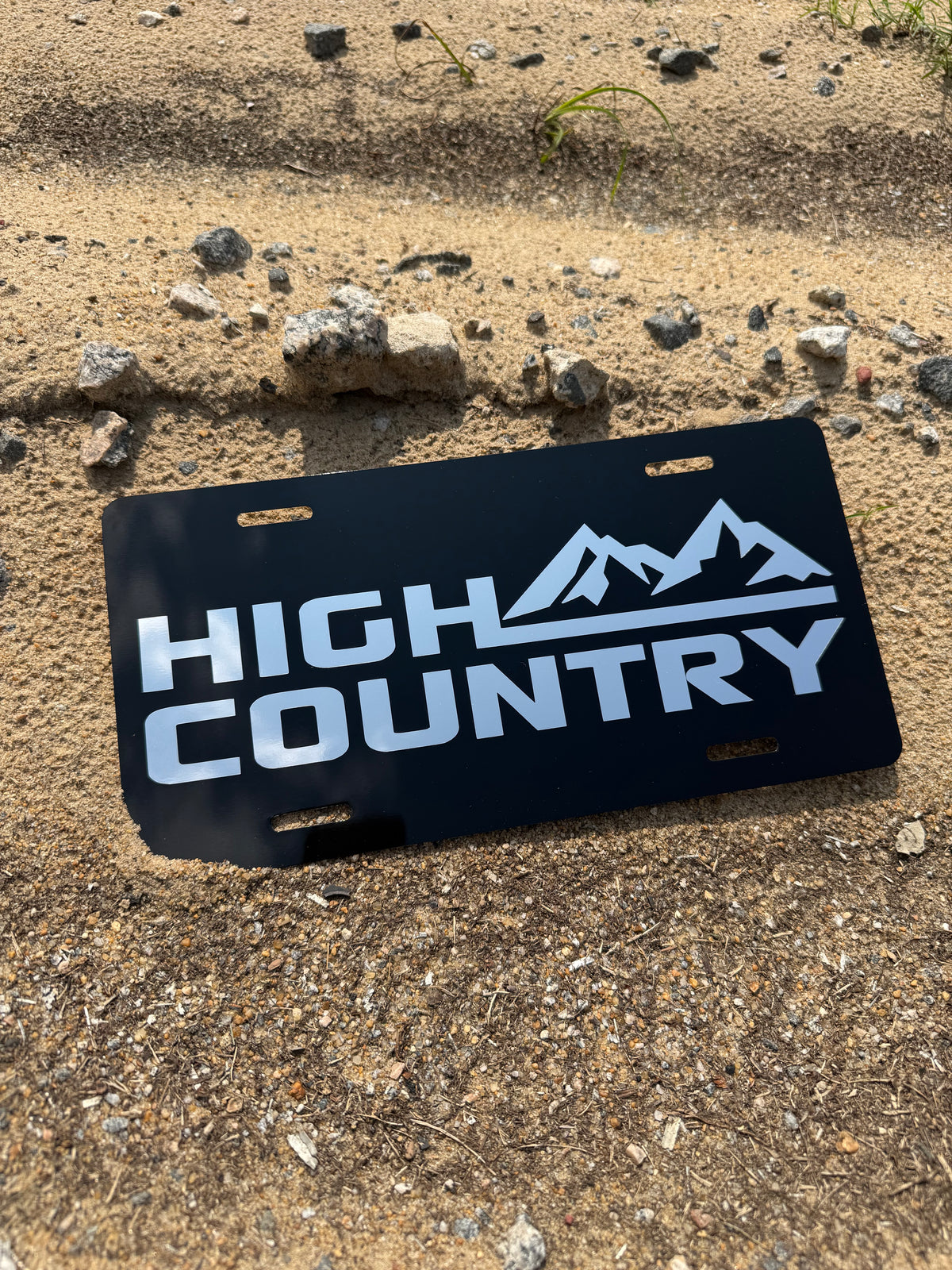 High Country License Plate