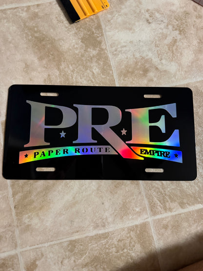 Paper Route Empire License Plate