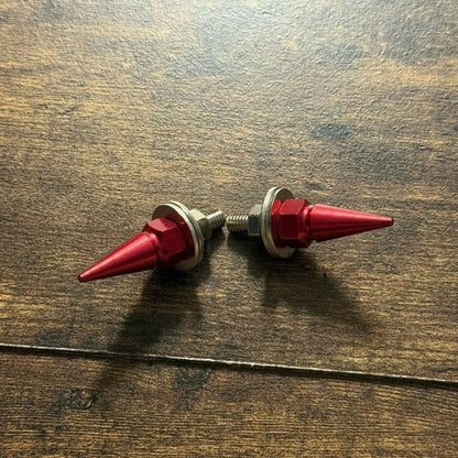 Spiked License Plate Bolts 4 PACK