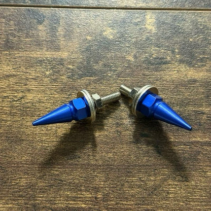 Spiked License Plate Bolts 4 PACK