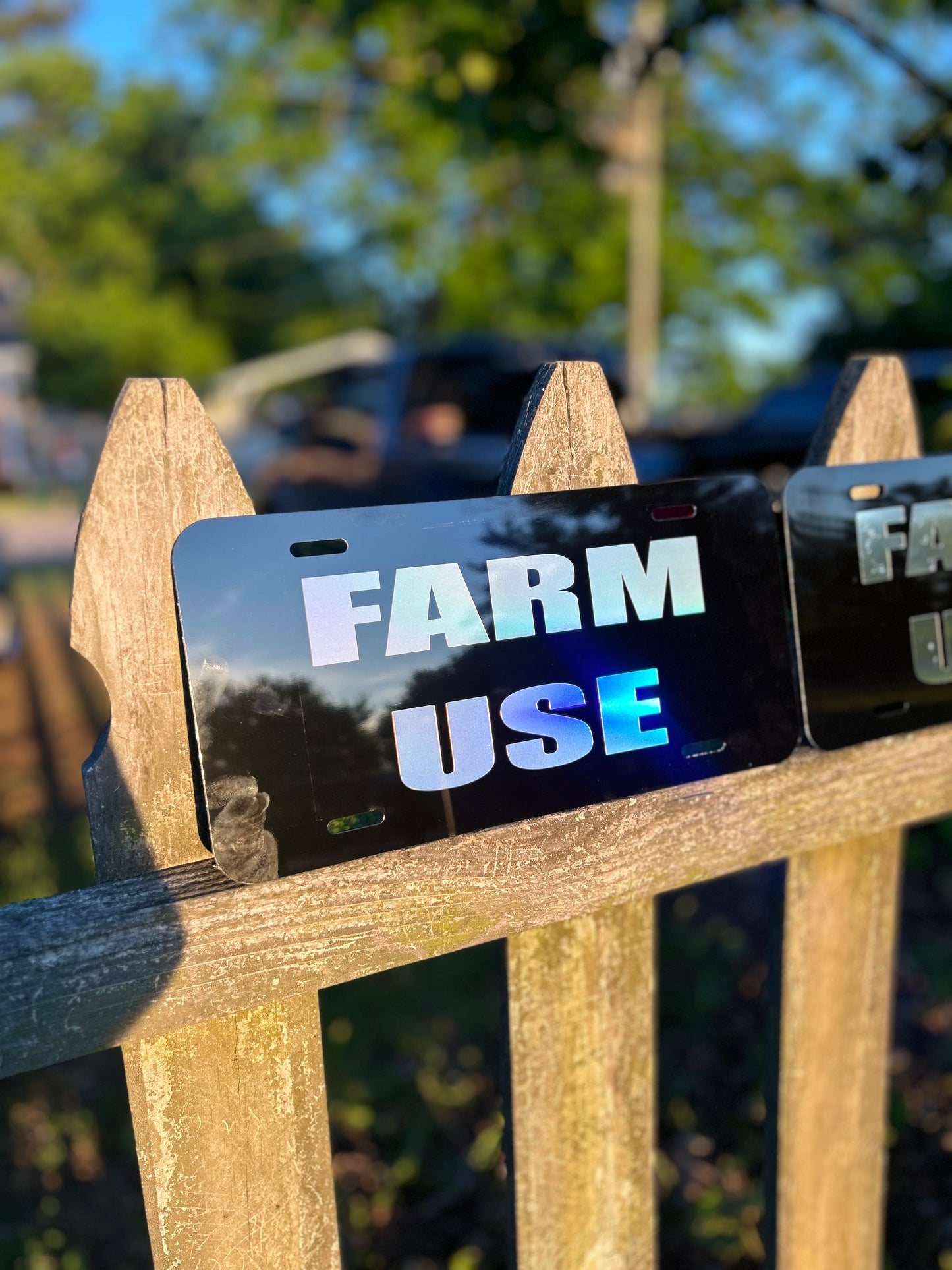 Farm Use License Plate