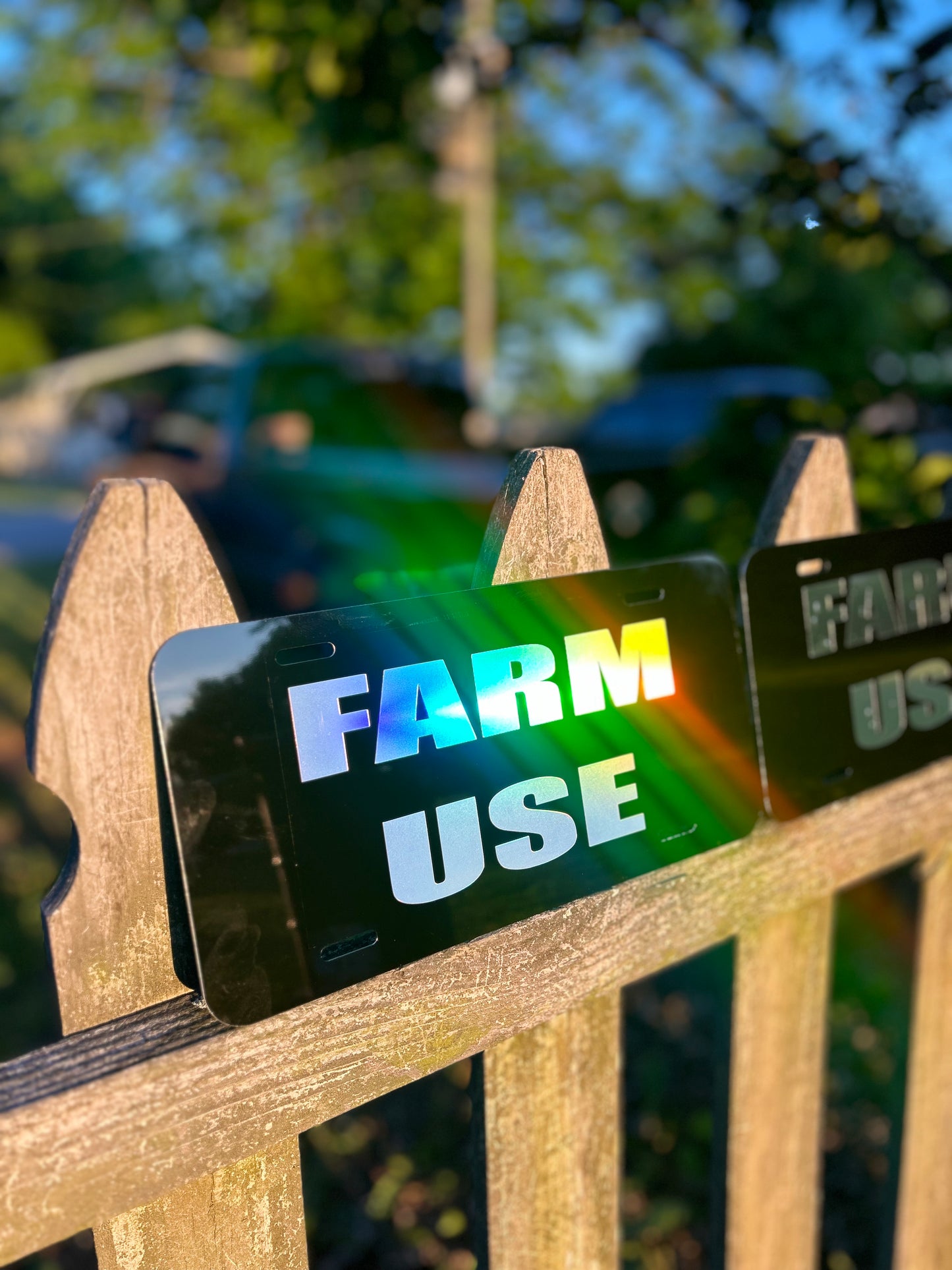 Farm Use License Plate