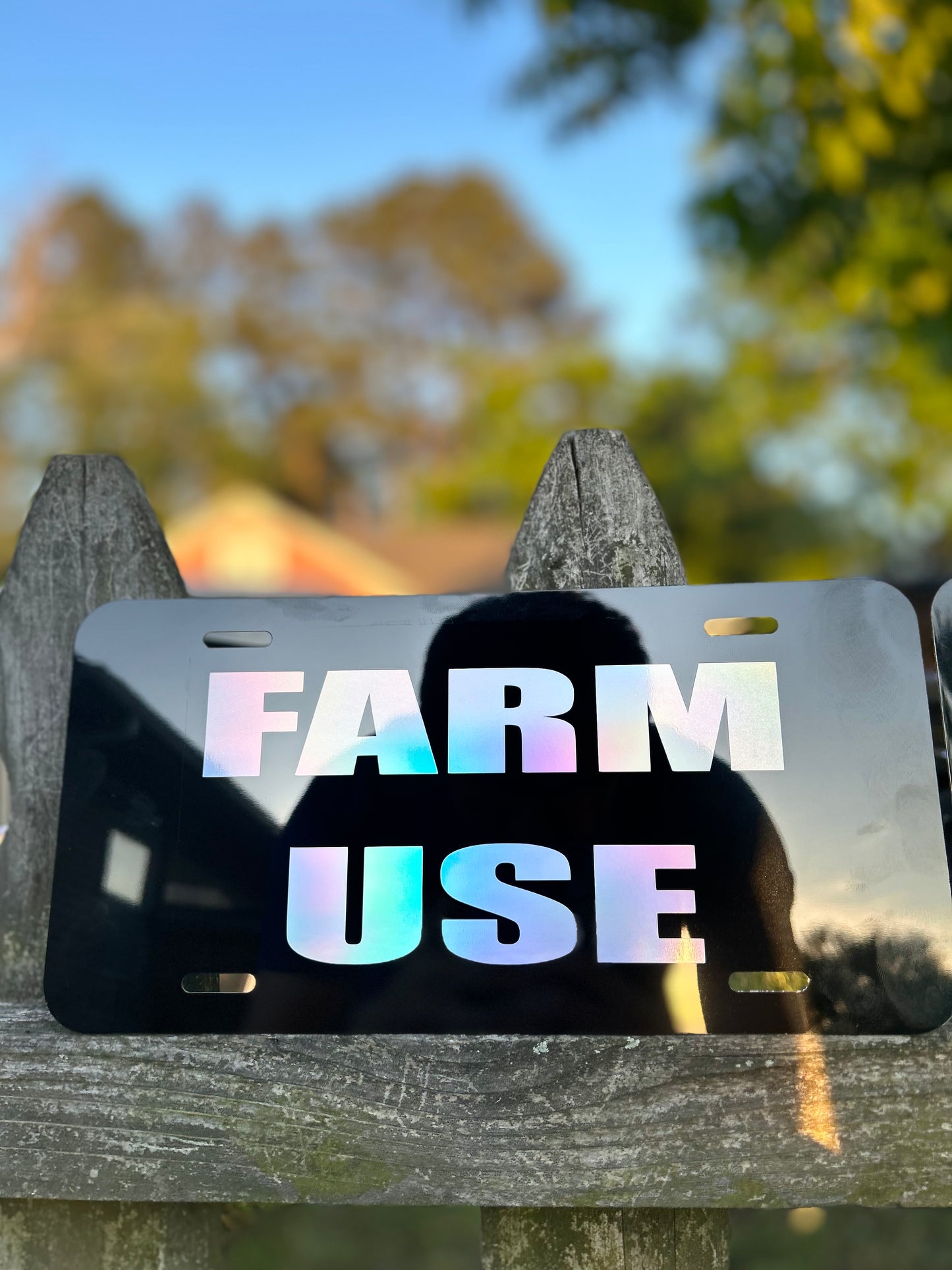 Farm Use License Plate