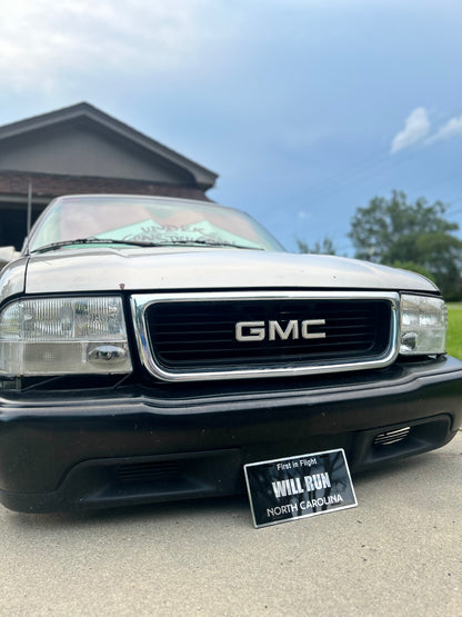 WILL RUN NC License Plate